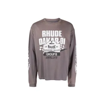 RHUDE Dakar 91 Long Sleeve Tee