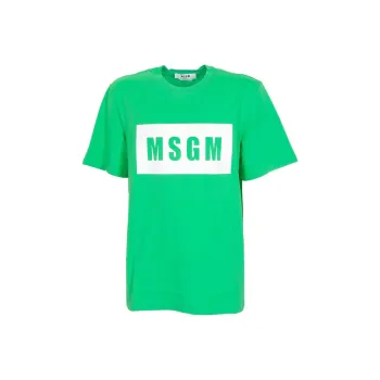 MSGM T Shirts Men Green