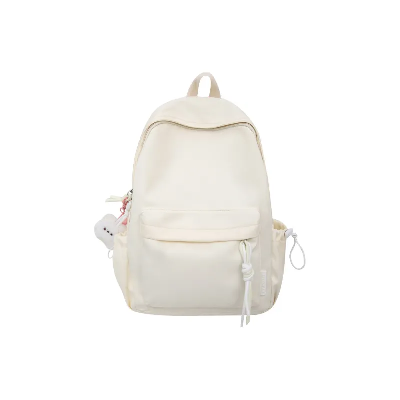 LUVISTRUE Nylon Backpack Unisex Black/Yellow/Orange/Green/White/Pink-15