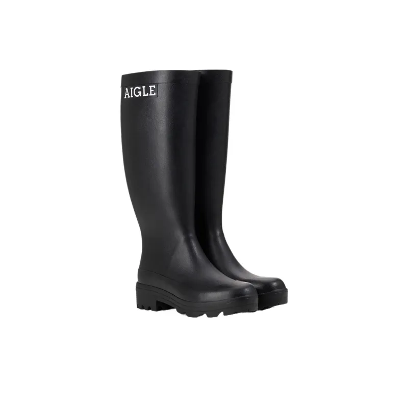 AIGLE Atelier Rain Boots Unisex Black-2