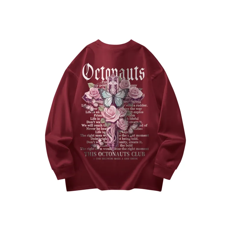 Small Columns Under The Sea Long Sleeved T Shirts Unisex-4