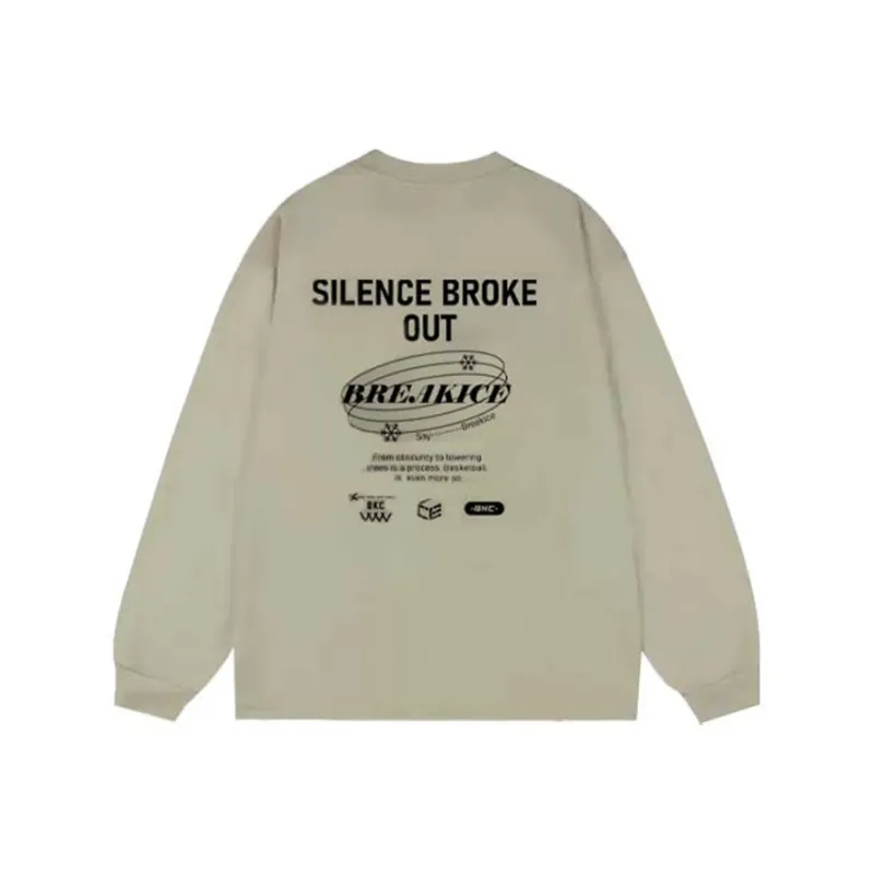 BKCXZICE Loose Fit Crew Neck Training Basketball Long Sleeved Trendy Running Casual Pullover Coat Men's-0