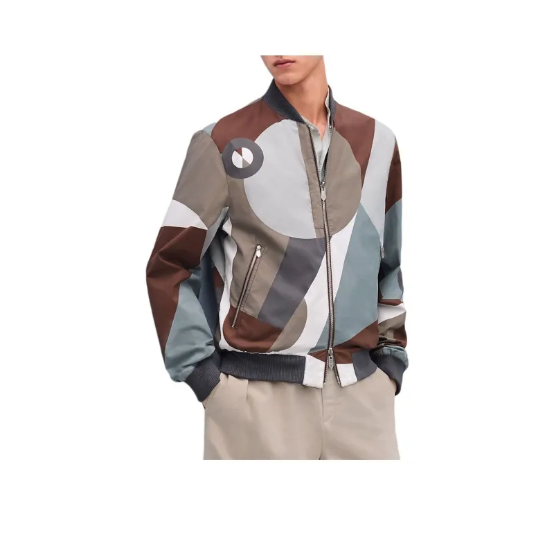 HERMES SS25 Jackets Coats Men's Chocolate-0