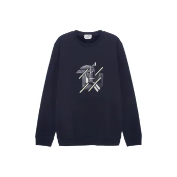 HERMES SS23 Sweatshirt Men's Marine Blue