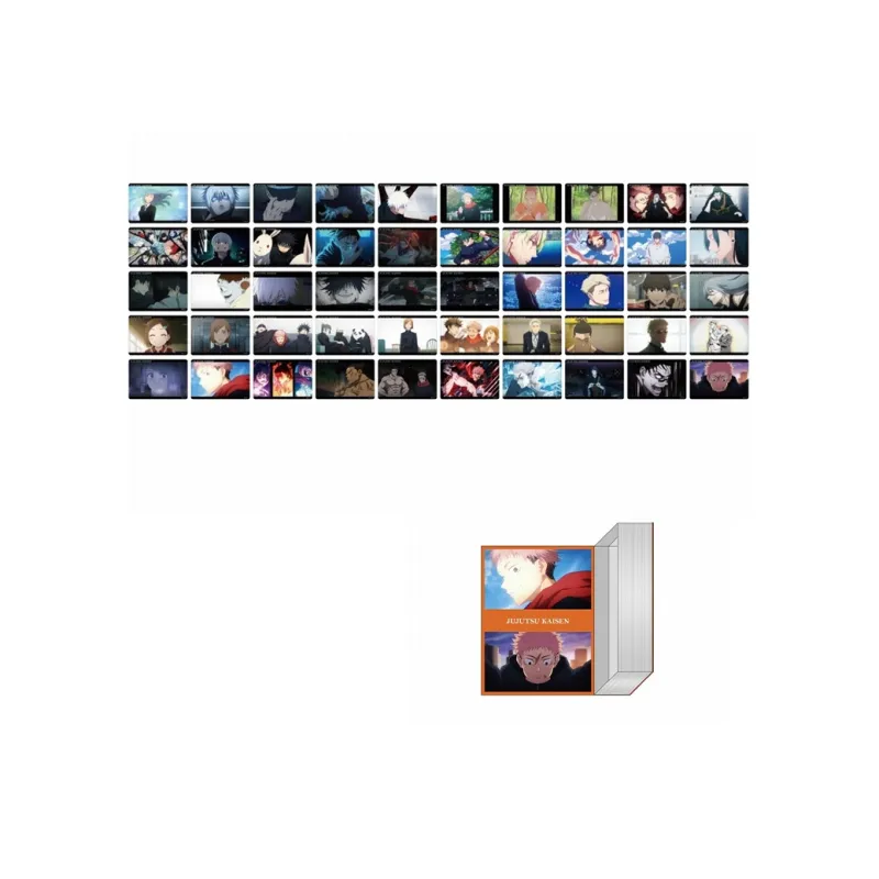 TOHO Jujutsu Kaisen Shibuya Incident Iconic Moment Transparent Card Set Photo Cards-0