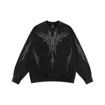 PILOTDRAGON x XINYINSU P&D 24FW Sweatshirt Unisex Black