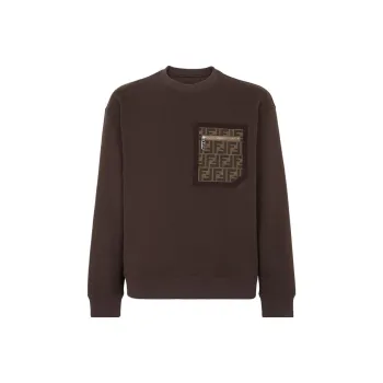 FENDI SS23 Sweatshirt Men's Brown