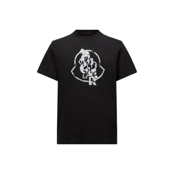 Moncler T Shirts Unisex White