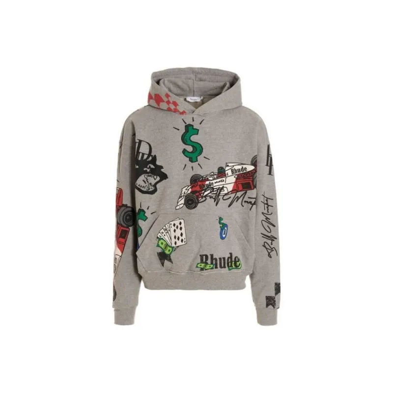 RHUDE Sweatshirt Men's Dark Gray-0