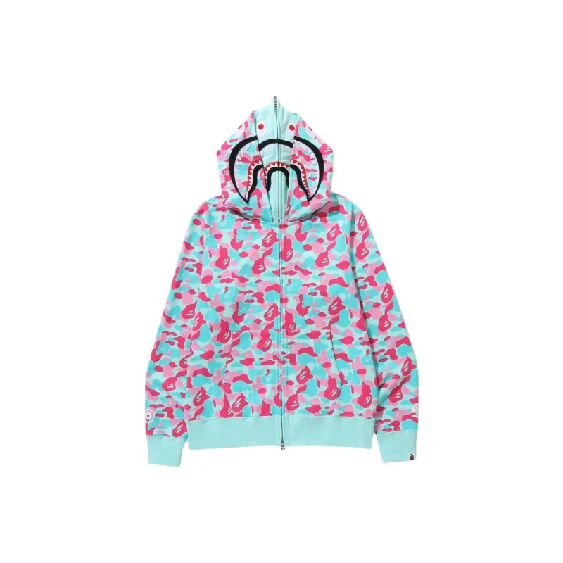 Bape Store Miami Shark Full Zip Hoodie-0