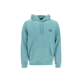 A.P.C Logo print Drawstring Hoodie
