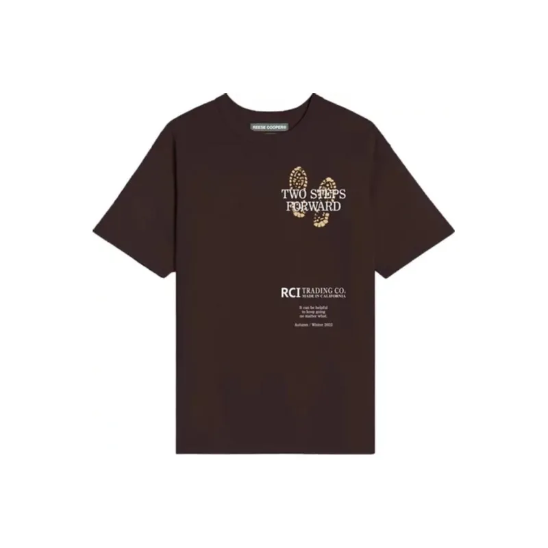 Reese Cooper T-Shirt Men's Dark Brown-0