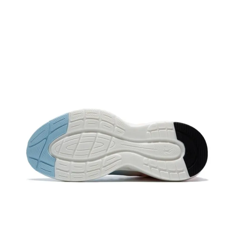 QIAODAN Light Speed 5.0 Shock Absorbers Slip Resistant Breathable Low Top City Commute Running Shoes Men's Blue Orange-4