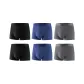 6 Pack (Black 2+Royal Blue 2+Dark Gray 2)