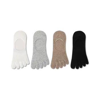 AUGUST No Show Socks Men's 4 Pack