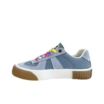 X JIMSUN Cushioning Balance Support Low Top Skateboard Shoes Unisex Denim Blue