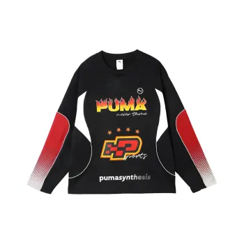 PUMA The BEYOND SPEED Longsleeve Jersey T Shirt Unisex Black