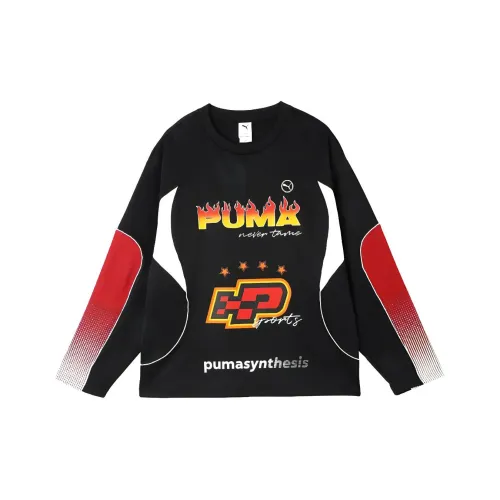 PUMA The BEYOND SPEED Longsleeve Jersey T Shirt Unisex Black