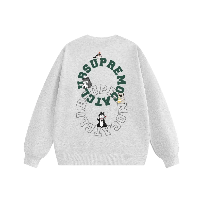 Supremo Cat Sweatshirts Unisex-12