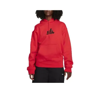 Nike Fleece Pullover Skate Hoodie Sweatshirt Unisex Red