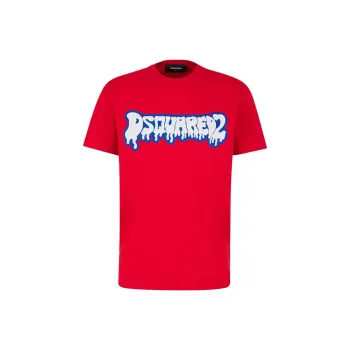 DSQUARED2 Logo Printed Crewneck T-Shirt