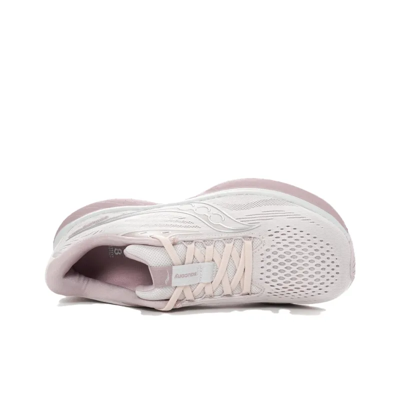 Saucony Anti Slip Wear Resistant Low Top Running Shoes Women's Pink-4