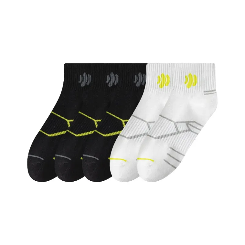 FAIRWHALE Mid Calf Socks Unisex 5 Pack-16