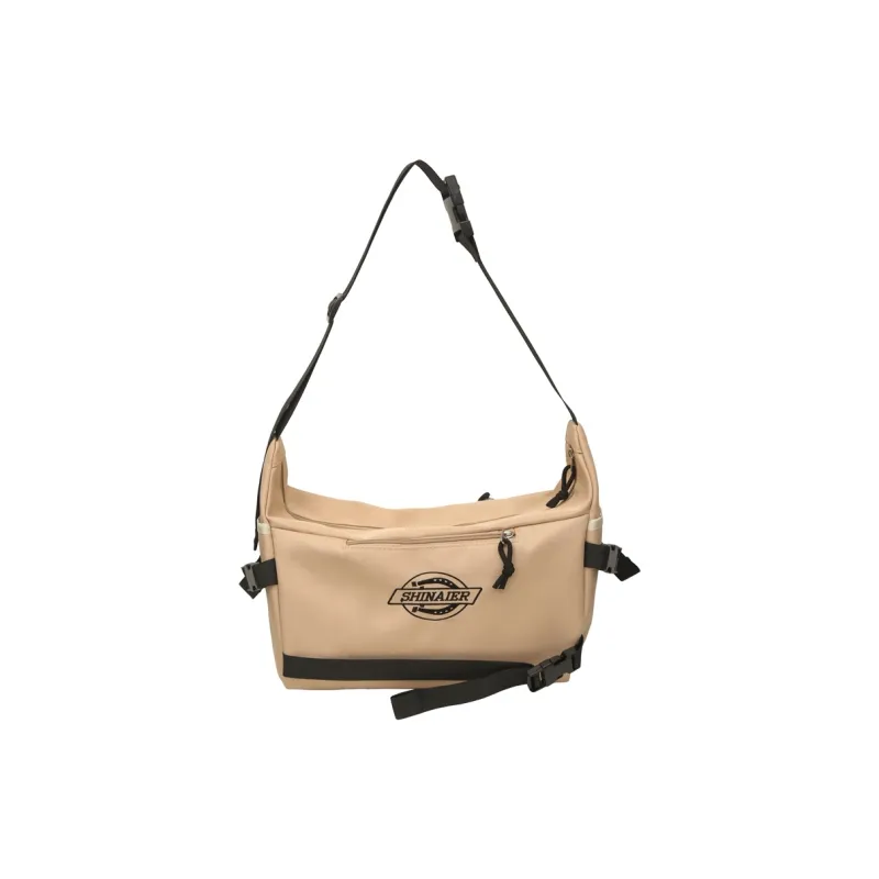 DCLOUD Nylon Messenger Bag, Crossbody Bag Unisex White/Black/Blue/Khaki/Red-21