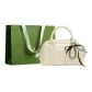 Ecru+Charm+Shopping Bag
