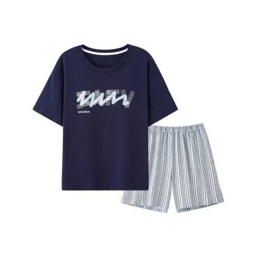 GOSO Pajama Set Women's Navy Blue