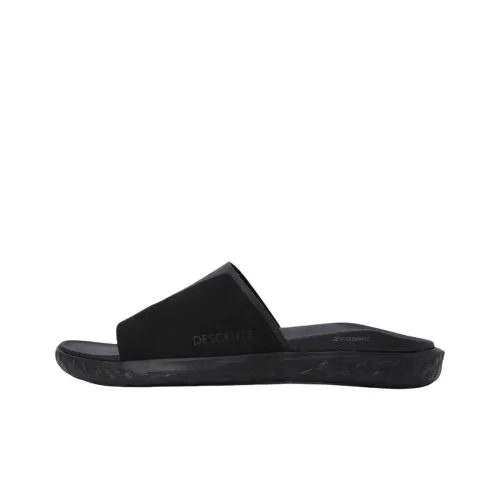 DESCENTE Energize Slide Slip Resistant Abrasion Resistant Slide Slippers Men's Black