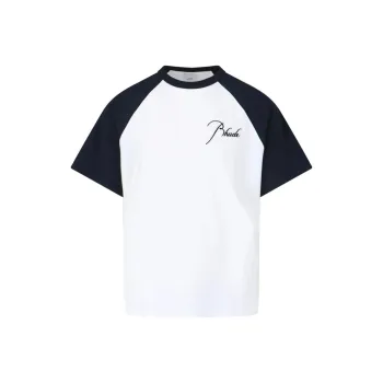 RHUDE Logo Raglan T shirt
