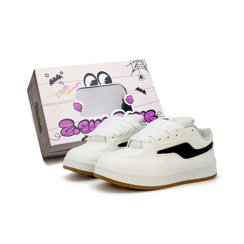 Z.SUO Cushioned Wear Resistant Lightweight Height Increasing Low Top Skateboard Shoes Men's-36