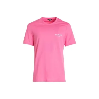 BALMAIN T-Shirts Men Pink