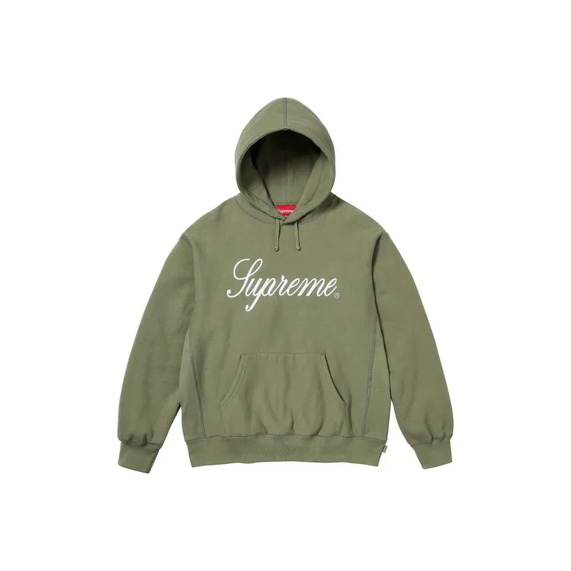 Supreme Raised Script Hooded Sweatshirt-6