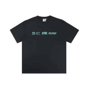 Snowday x STA T Shirt Unisex Black Green Logo