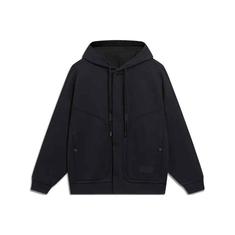 LiNing Sweatshirt Unisex Charcoal Black-0