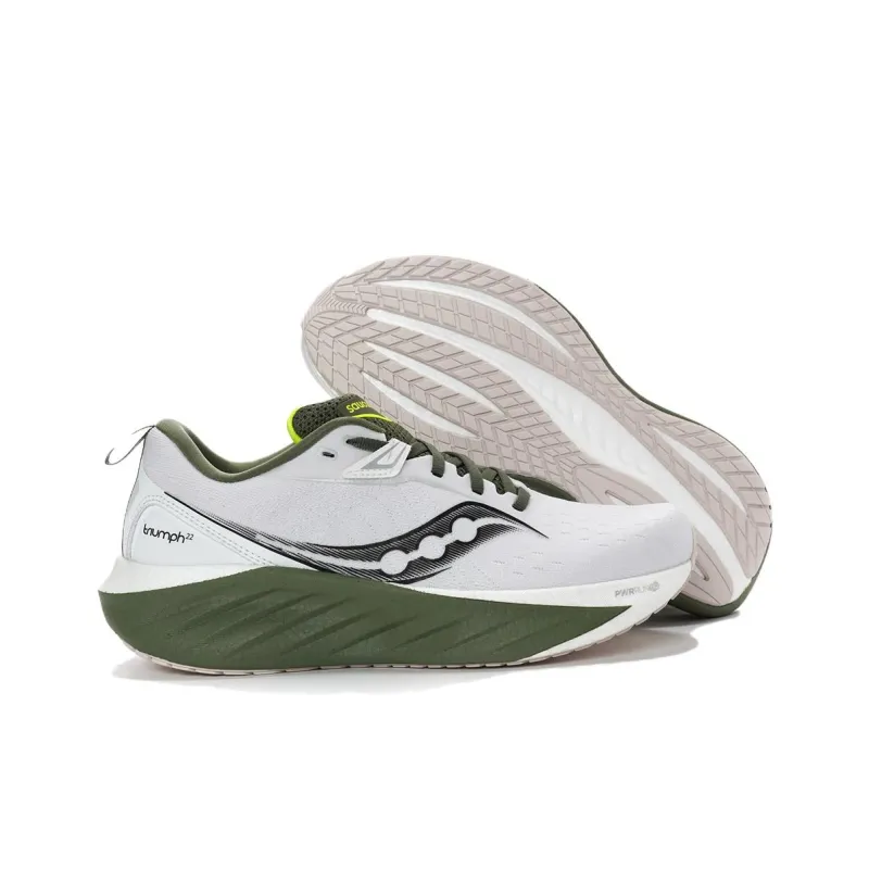 Saucony Triumph 22 White Olivine-7