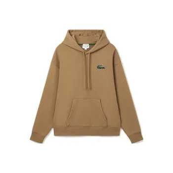 LACOSTE Logo patch Organic cotton Hoodie