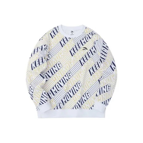 Anta Life Collection Sweatshirt Unisex Snowflake White