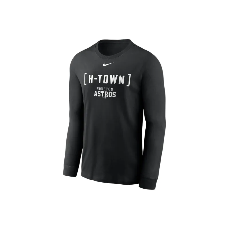 Nike Houston Astros Fashion Men's Nike Mlb Long Sleeve T Shirt-0