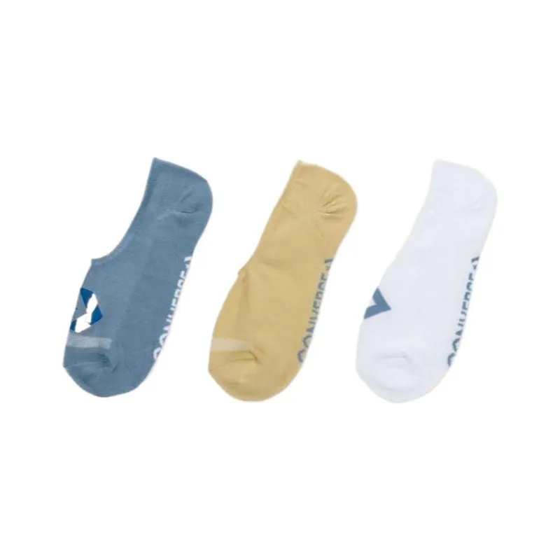 Converse 3 Pack Iridescent No Show Socks-1