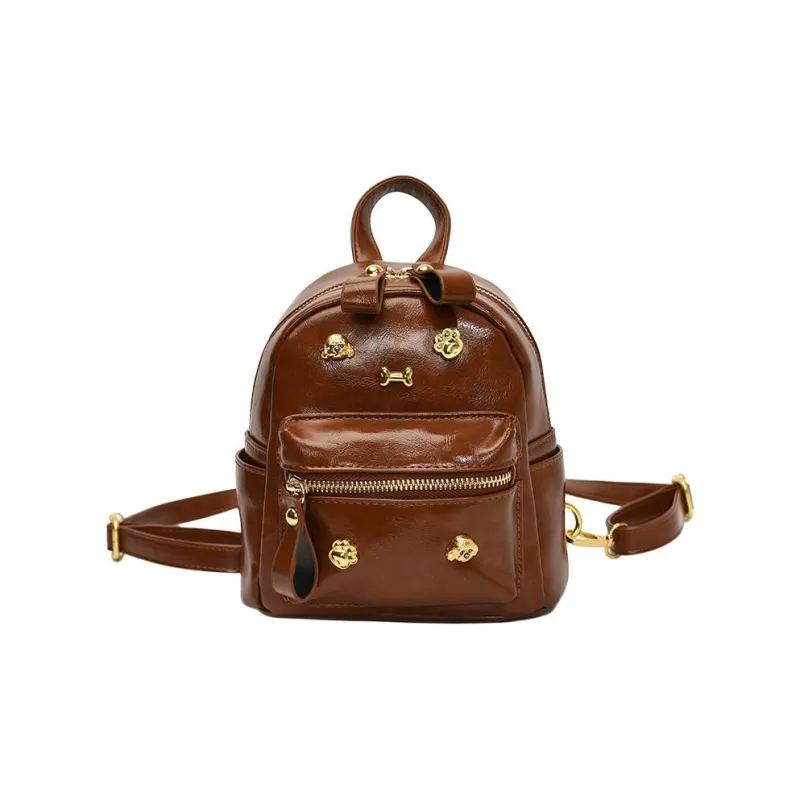 PINK·LAND PU Backpack Regular Women's Multicolor-12