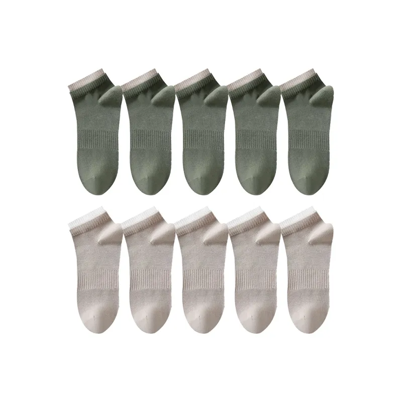 Cotton Gene Ankle Socks Men's Multiple Pairs Combo Set-26
