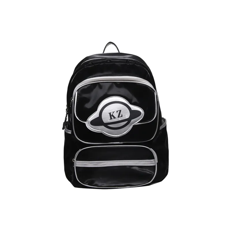 XIANGSU PU Backpack Unisex Pink/Fuchsia/Gray/Black-18