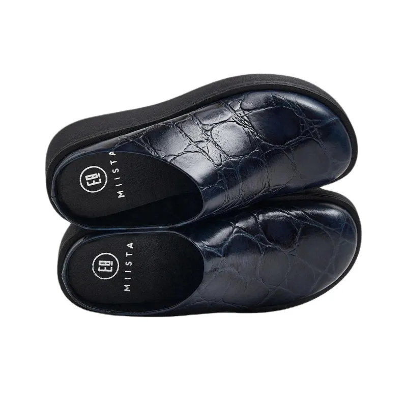 MIISTA Wrap toe Slippers Women's Blue-3