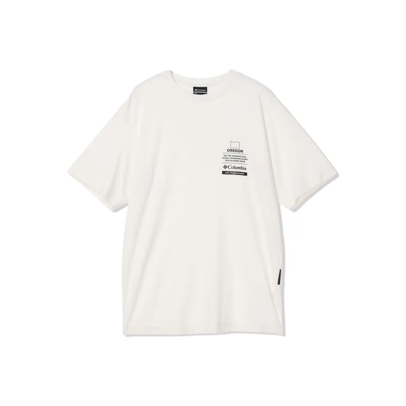 Columbia Drywell Stream T Shirt Men's White-0