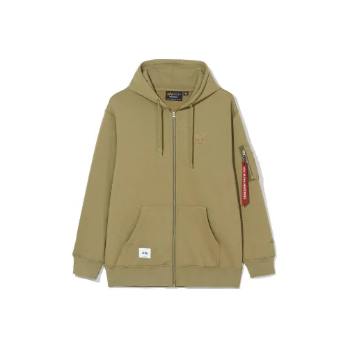 Alpha Industries Sweatshirts Men Khaki