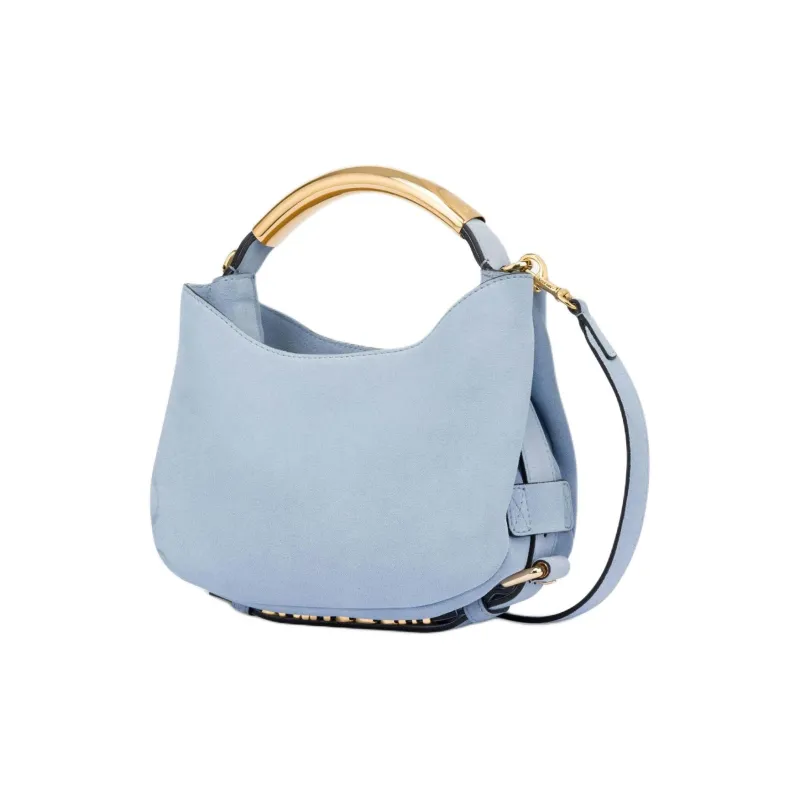 MOSCHINO Handle Me Logo Embossed Top Handle Bag-1