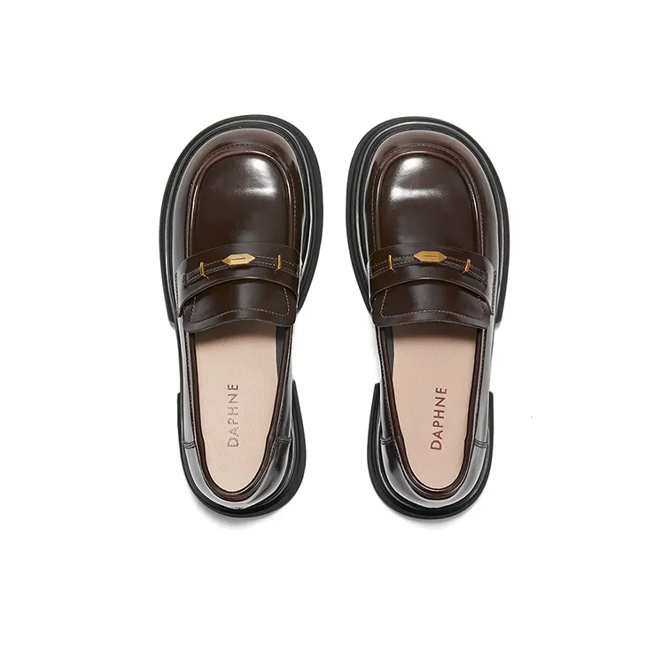 DAPHNE Loafers Women's Black/Brown-3
